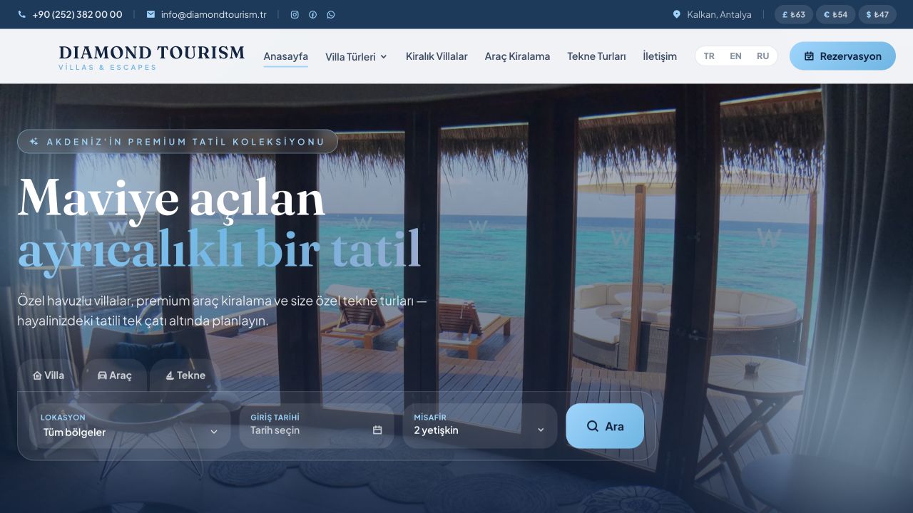 Diamond Tourism ekran görüntüsü