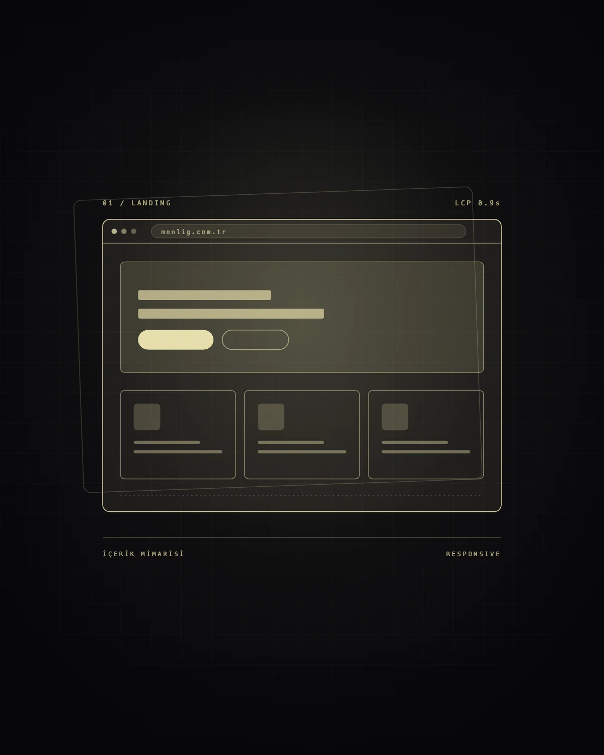Web sitesi hizmetini temsil eden görsel